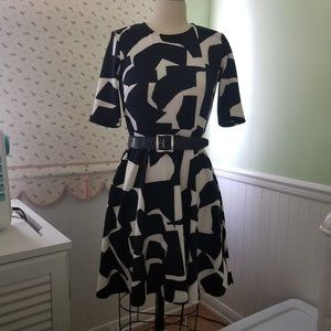 Knee Length Dress with Pockets